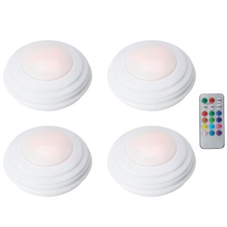 LED Lampen 4er Set mit Fernbedienung - Gratisinserat.ch