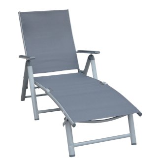 Liegestuhl HOUSTON grau - Gratisinserat.ch